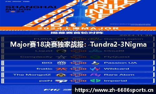 Major赛18决赛独家战报：Tundra2-3Nigma